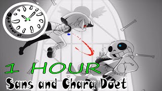 Stronger than you - Sans and Chara Duet (Undertale parody)  [w/ Lyrics] 1 hour | One Hour of...
