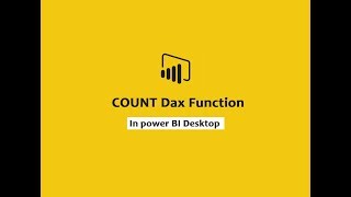 COUNT function (DAX) - DAX function COUNT - DAX Online Training