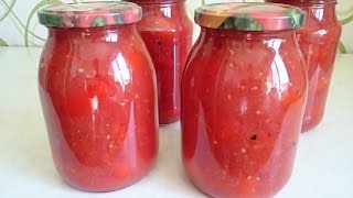 Помидоры на зиму! МОЯ КОНСЕРВАЦИЯ в собственном соку! ТАКИХ ВЫ НЕ ЕЛИ
