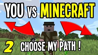 YOU vs MINECRAFT - DAY 2 | You Chose: EXPLORE THE VILLAGE!! (Minecraft 1.14 Hardcore Survival)
