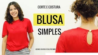 BLUSA VISCOSE SIMPLES (SEM MOLDE)