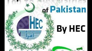 Top 10 engineering universities of Pakistan (Updated HEC Ranking)