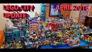 Lego City Update April 2018 - #37 Huge Lego City!!