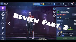 T2 Spiderman 2099 New Uniform Review Part 2 - Marvel Future Fight