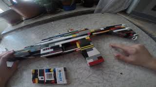 Как из Лего собрать автомат АК82.  Конструктор Lego. Самоделки из Лего