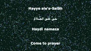 Ezan ve anlami, Azaan and it's meaning.