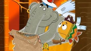 Приключенческий мультик для детей "Летающие звери" серия 7 СОКРОВИЩЕ