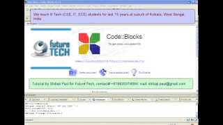 Using debug feature in codeblocks