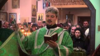 Престольный праздник в храме святой Ксении Петербургской, Сумы 06.02.2015