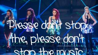 Little Mix- Please Don't Stop The Music- Lyrics [X-Factor]