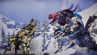 Horizon Zero Dawn Fight Club - Daemon Frostclaw VS Sawtooth Overridden ( New Machine )