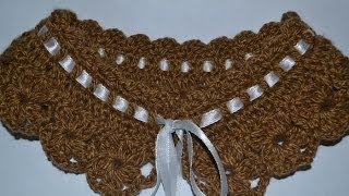 Маленький воротник (Small collar crochet)