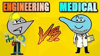 Engineering Vs Medical Students Life | Angry Prash