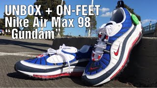 UNBOX + ON-FEET | Nike Air Max 98 “Gundam”