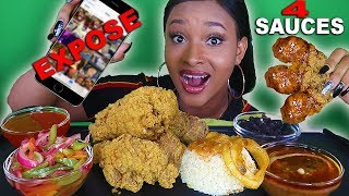 EXPOSING MY IPHONE PICTURES + 4 SAUCES & FRIED CHICKEN MUKBANG | QUEEN BEAST