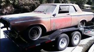 1963  DODGE MAX WEDGE BARN FIND RESCUE BIG BLOCK DODGE PHILA TV!