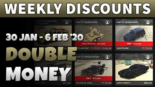 GTA 5 Double Money This Week | GTA ONLINE WEEKLY DOUBLE RP AND CASH BONUSES (Insurgent 40% Discount)