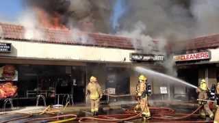 Glendale 3rd Alarm Strip Mall Fire