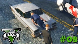 GTA V: BRASIL ROLEPLAY - FUI ATROPELADO com a POLÍCIA!!! #08