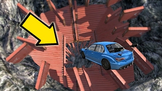 ПОПАЛ В ОГРОМНУЮ ДЫРУ В BeamNG.Drive