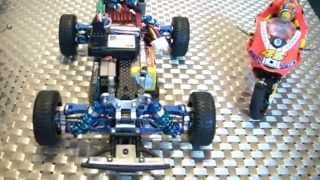 losi micro 1:24 carbon and aluminium fully lodded