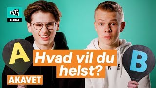 Hvad vil du helst - Afsløret i at have boner? | Akavet | Ultra