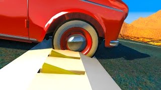 BeamNG Drive Crashes - Spike Strip Testing 18