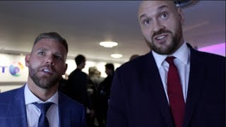 TYSON FURY & BILLY JOE SAUNDERS RAW - 'THE WORST 10st JOURNEYMAN IN ENGLAND WOULD SLAP EDDIE HEARN!'