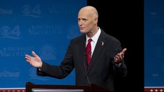 Hilarious: Watch Republican Rick Scott Fumble His Attempt to Pass Blame for His FanGate Tantrum