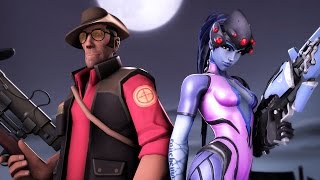 The Sniper vs Widowmaker! TF2 vs Overwatch
