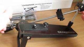Приспособление для заточки – складишок. Заточка ножа.