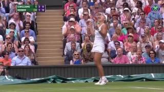 Kerber v Serena: Classic Wimbledon Rally