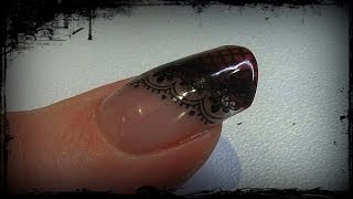 NAIL TUTORIAL | Burlesque Nageldesign mit Gel ?? | Lyninails