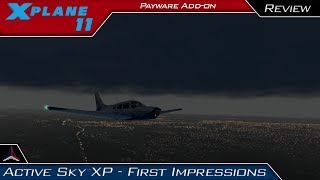 X Plane 11 | ActiveSky XP Weather Engine | First Impressions + Review