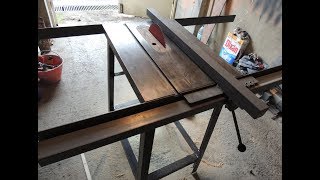 Циркулярная пила с регулировкой наклона и подъема пилы.  Table Saw