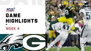 Eagles vs. Packers Week 4 Highlights | NFL 2019