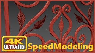 Speed modeling - Художественная ковка в 3dsmax #01 - 4k 60fps