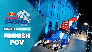 Claudio Caluori's POV Preview of the Finland Track | Red Bull Crashed Ice 2016