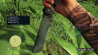 GeForce GT 1030 -- Intel Celeron G4900 -- Far Cry 3 FPS Test