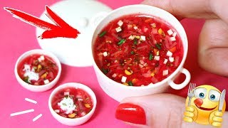 ? СУП БОРЩ для КУКОЛ ?ЕДА для кукол СВОИМИ РУКАМИ ?DIY Мастер класс Анна Оськина