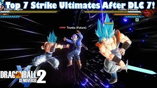 Xenoverse 2 Top 7 Strike Ultimates After DLC 7 Free Update! So Many Moves Were Buffed!