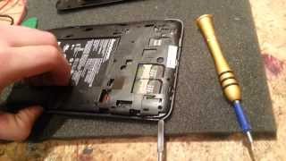 Замена сенсора Lenovo A2107 тачскрин, стекло. Как поменять гнездо зарядки? Как разобрать A2107
