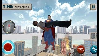 ► Grand Superhero Flying Robot City Rescue Mission (Dolphin Games) Android Gameplay