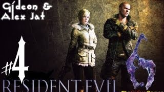 Прохождение Resident Evil 6: Джейк. Co-op: Gideon & Alex Jat - Часть 4 (Немного стелса)