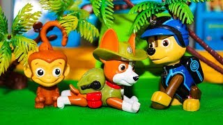 Мультики Щенячий патруль новые серии Гонщик спасает Трекера Мультфильмы для детей