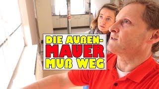 UNSER TRAUMHAUS ? Die AUßENMAUER muß WEG ? Mehr Tageslicht ins WOHNZIMMER ☀️ Umbau Vlog # 15