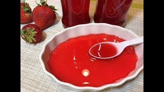 КЛУБНИЧНЫЙ СИРОП на зиму.  Домашний, Ароматный, Витаминный!  Strawberry Syrup