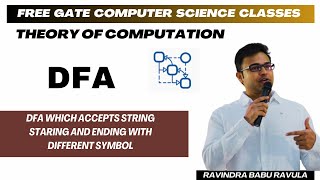 Theory Of Computation 17,DFA which accepts string staring and ending with different sysmbol