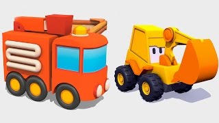 Экскаватор Мася игра горячо холодно и мультик конструктор