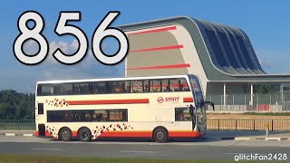 [SMRT] Service 856 First Day of Route Amendment to New Woodlands North MRT Station